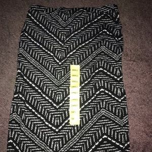 Matty M black and white skirt